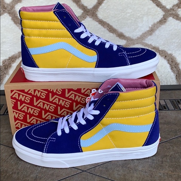 VANS Sk8-Hi SUNSHINE Multi/True White men’s - Picture 15 of 16